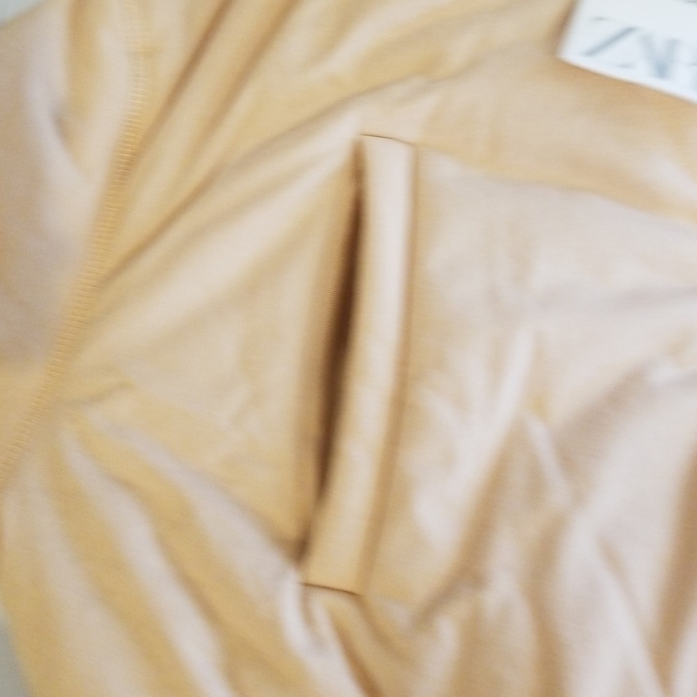 Zara Studio Plush Double Zipper Bomber Jacket M-L - Picture 6 of 6